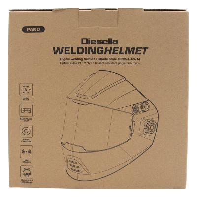 Digital svejsehjelm PANO (GRÅ) DIN3/4-8/9-14